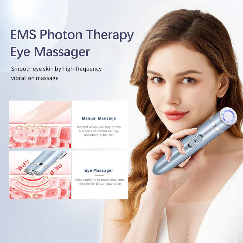 Beauty Massage Machine Anti-Aging Fine Line Beauty Wrinkle Removal Skincare Eye Vibration Massager Facial Beauty Device